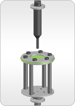 CF20-IPR Specific fixture for testing puncher